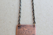 Vegan Bird Necklace